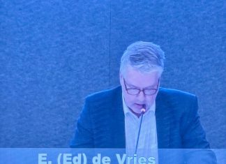 De laatste bijdrage van Ed in de gemeenteraad